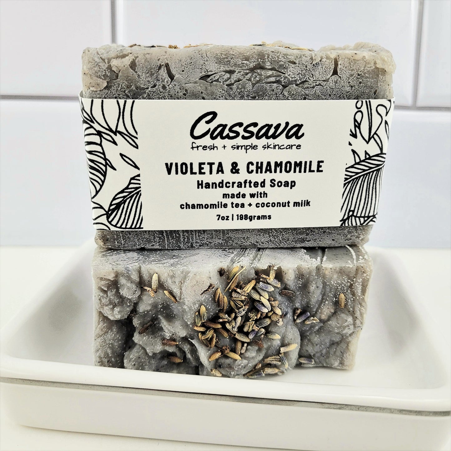 Violeta and Chamomile Handmade Soap Bar